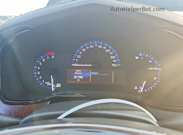 1G6AX5SX2G0122427 2016 CADILLAC CTS Черный Вид щитка приборов