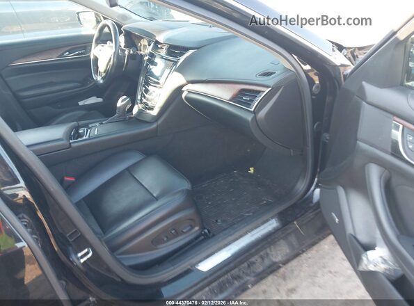 1G6AX5SX2K0110562 2019 CADILLAC CTS Черный Вид салона спереди