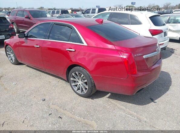 1G6AX5SX6G0118221 2016 CADILLAC CTS Red Задня ліва чверть