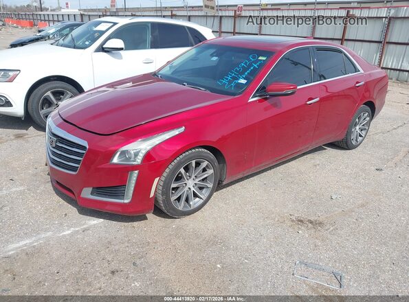 1G6AX5SX6G0118221 2016 CADILLAC CTS Red Передня ліва чверть