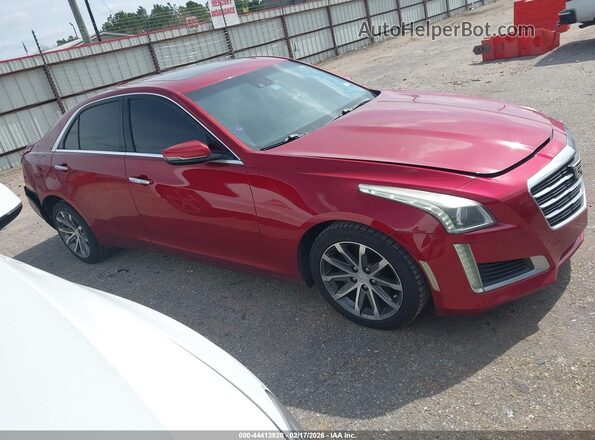 1G6AX5SX6G0118221 2016 CADILLAC CTS Red Вид задньої частини салону