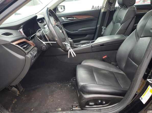 1G6AX5SX7K0141788 2019 CADILLAC CTS Черный Вид салона спереди
