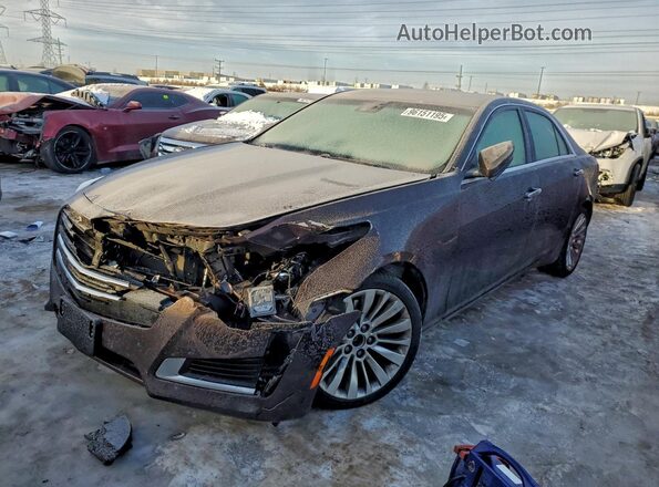 1G6AX5SX8G0109374 2016 CADILLAC CTS Бордовый Передняя левая четверть