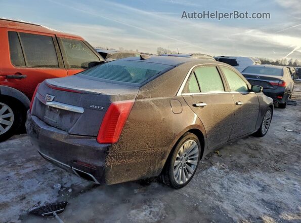 1G6AX5SX8G0109374 2016 CADILLAC CTS Бордовый Задняя правая четверть
