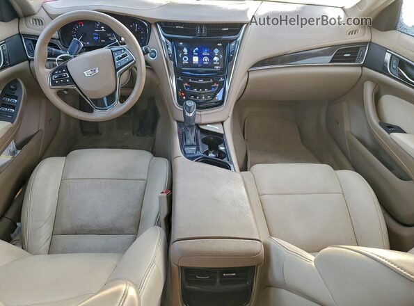 1G6AX5SX8G0109374 2016 CADILLAC CTS Бордовый Вид панели приборов