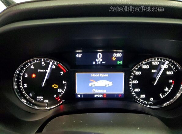 1G6DB5RK0N0115401 2022 CADILLAC CT4 Белый Вид щитка приборов