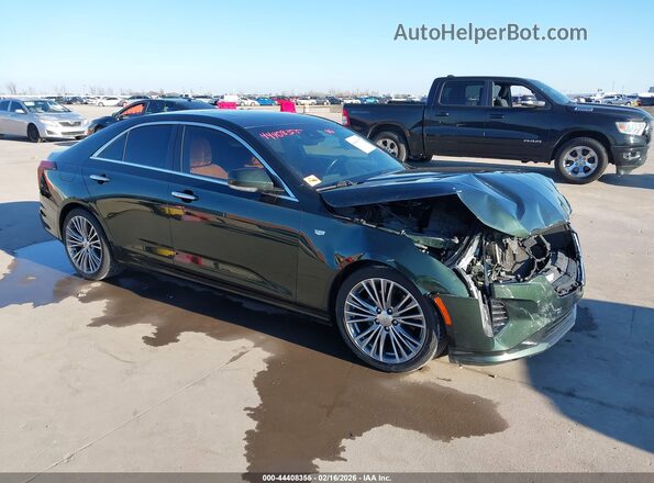 1G6DB5RL5L0144298 2020 CADILLAC CT4 Зеленый Передняя правая четверть