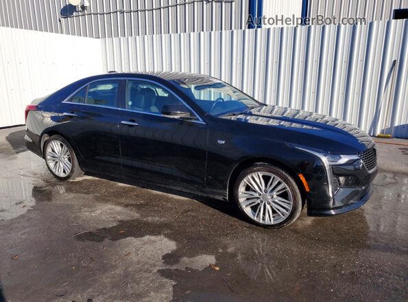 1G6DF5RK6R0116627 2024 CADILLAC CT4 Черный Передняя правая четверть
