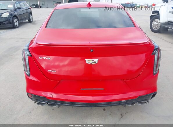 1G6DH5RL8L0153284 2020 CADILLAC CT4 Красный 