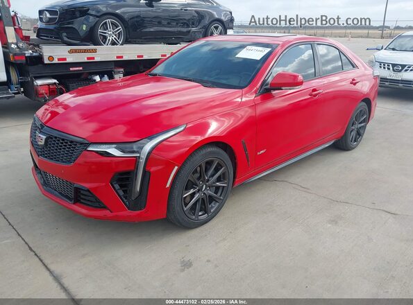 1G6DH5RL8L0153284 2020 CADILLAC CT4 Красный Передняя левая четверть