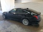 2023 Cadillac Ct5 Luxury Черный vin: 1G6DM5RK1P0156844 Damage: Left Qtr Panel, Dent(S) W/ Paint Dmg, 7 To 8 Inches