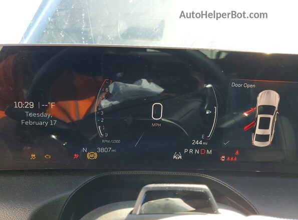 1G6DN5RK0T0109599 2026 CADILLAC CT5 Черный Вид щитка приборов