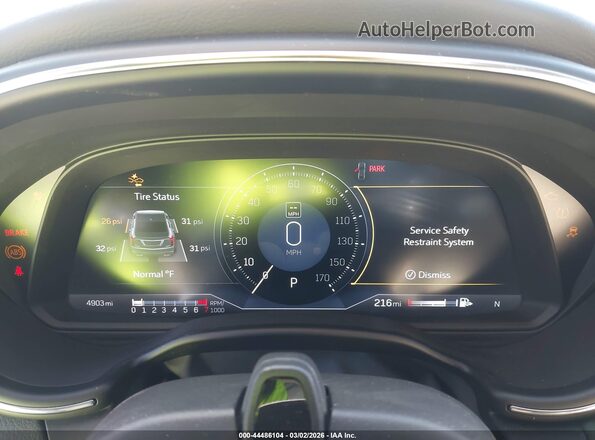 1G6DN5RK9R0125437 2024 CADILLAC CT5 Purple Widok tylnych siedzeń