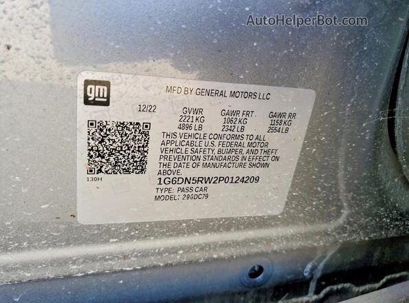 1G6DN5RW2P0124209 2023 CADILLAC CT5 Серебряный Вид подкапотного пространства