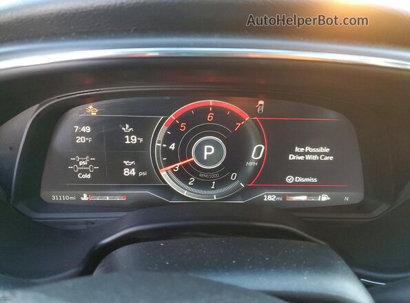 1G6DT5RW5R0103430 2024 CADILLAC CT5 White ხელსაწყოთა პანელის ხედი