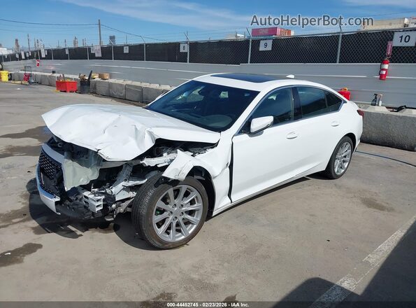 1G6DW5RK0P0142346 2023 CADILLAC CT5 Белый Передняя левая четверть