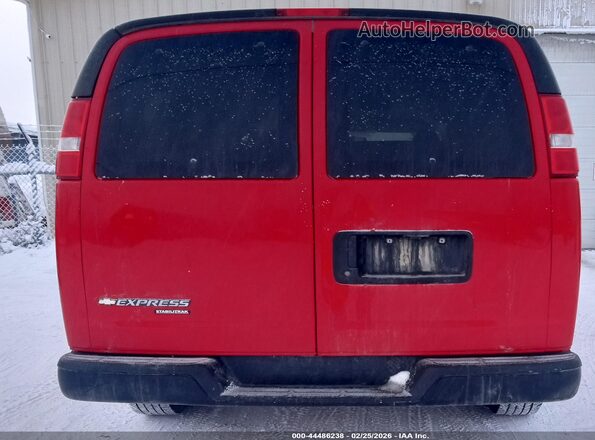 1GAWGEFFXG1315481 2016 CHEVROLET EXPRESS Красный Задняя левая четверть