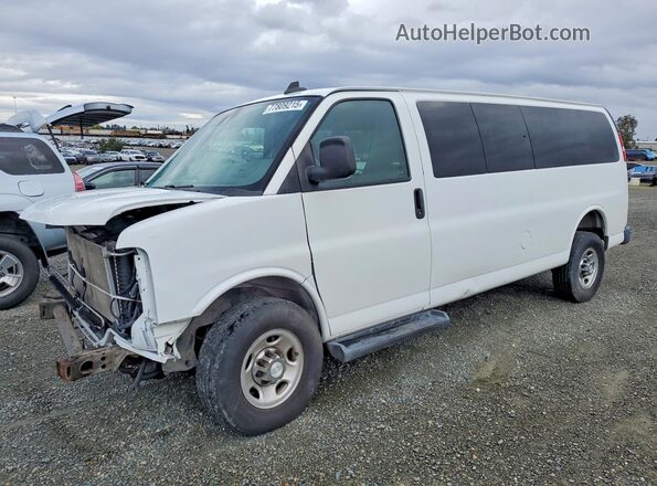 1GAZGPFG5K1258116 2019 CHEVROLET EXPRESS Белый Передняя левая четверть