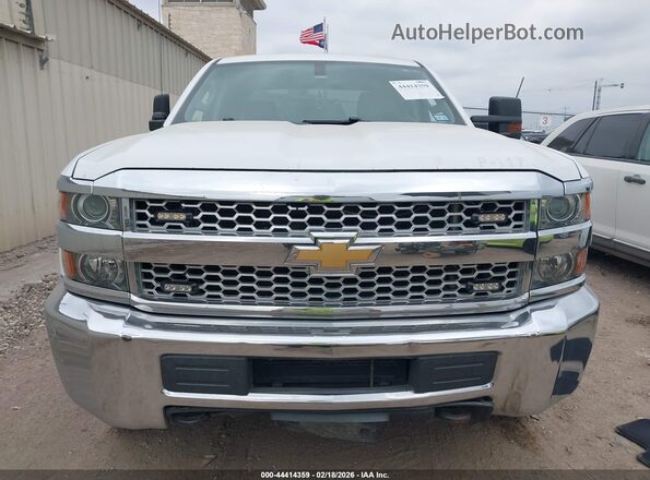 1GC1CREG6KF125929 2019 CHEVROLET SILVERADO Белый Вид щитка приборов