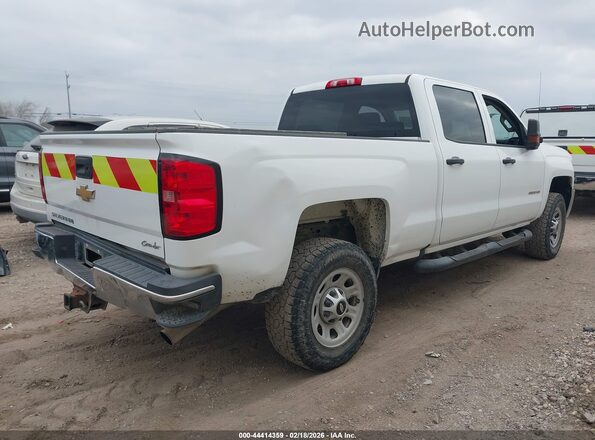 1GC1CREG6KF125929 2019 CHEVROLET SILVERADO Белый Задняя правая четверть