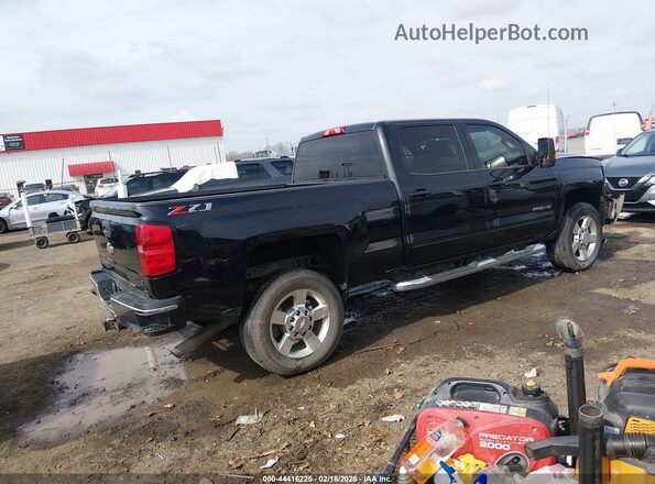 1GC1KSEG5KF226647 2019 CHEVROLET SILVERADO Черный Задняя правая четверть