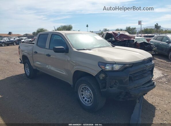 1GCGSBEC9P1263504 2023 CHEVROLET COLORADO Желто-коричневый Передняя правая четверть