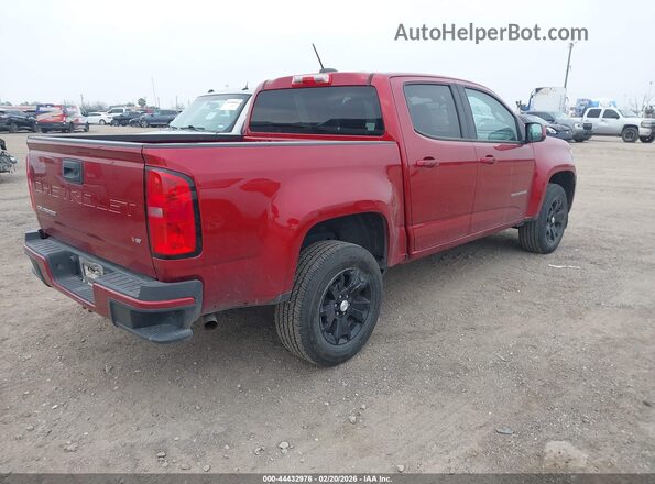 1GCGSCEN6M1128533 2021 CHEVROLET COLORADO Red Tył prawy