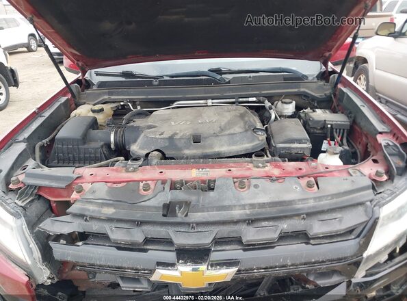 1GCGSCEN6M1128533 2021 CHEVROLET COLORADO Red Widok z tyłu