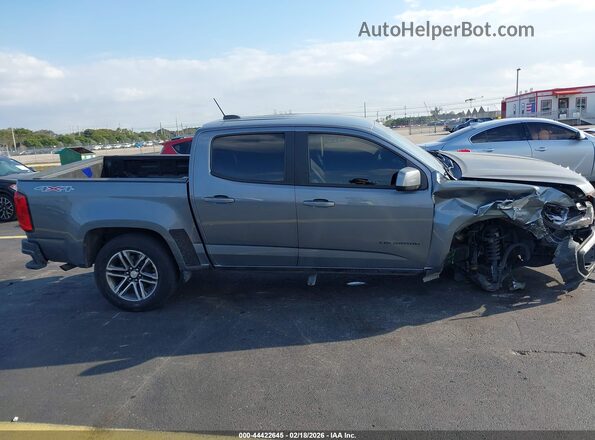 1GCGTBEN1M1116667 2021 CHEVROLET COLORADO Gray Rear interior view