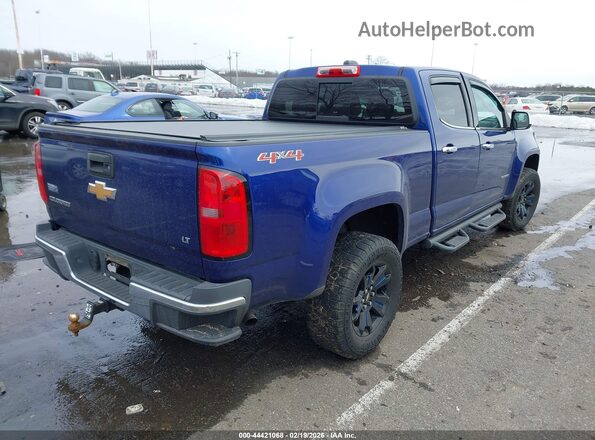 1GCGTCE35G1301684 2016 CHEVROLET COLORADO Синий Задняя правая четверть