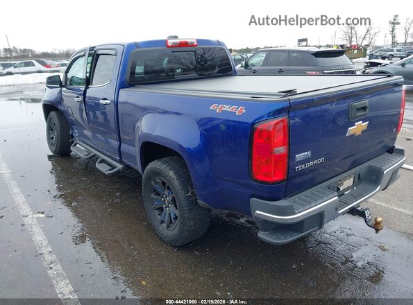 1GCGTCE35G1301684 2016 CHEVROLET COLORADO Синий Задняя левая четверть