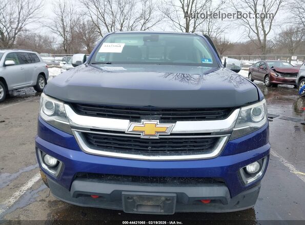 1GCGTCE35G1301684 2016 CHEVROLET COLORADO Синий Вид щитка приборов