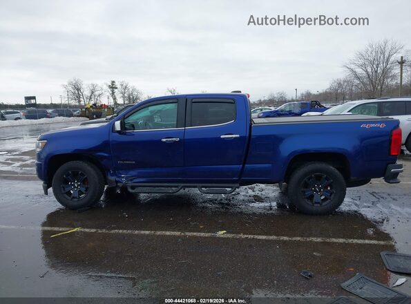 1GCGTCE35G1301684 2016 CHEVROLET COLORADO Синий Панорамный вид салона 360°