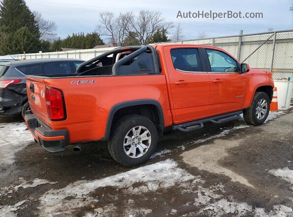 1GCGTCEN0K1233885 2019 CHEVROLET COLORADO Оранжевый Задняя правая четверть