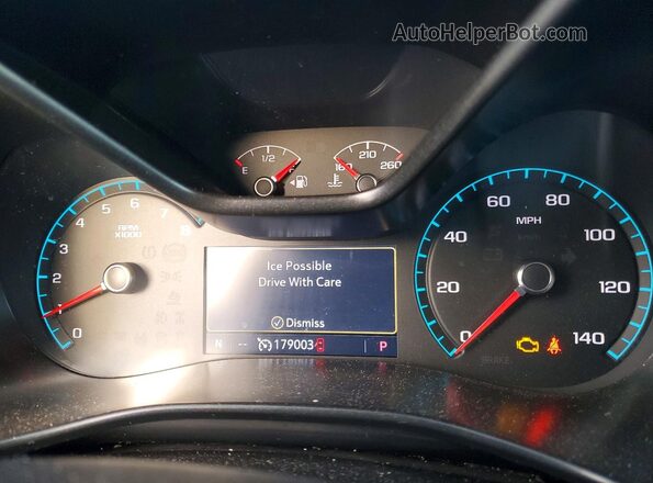1GCGTCEN0K1233885 2019 CHEVROLET COLORADO Оранжевый Вид щитка приборов
