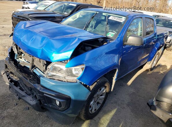 1GCGTCEN7N1310126 2022 CHEVROLET COLORADO Синий Передняя левая четверть
