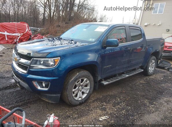 1GCGTCEN9K1350767 2019 CHEVROLET COLORADO Синий Передняя левая четверть