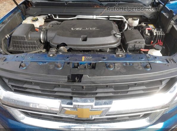 1GCGTCEN9K1350767 2019 CHEVROLET COLORADO Синий Вид сзади