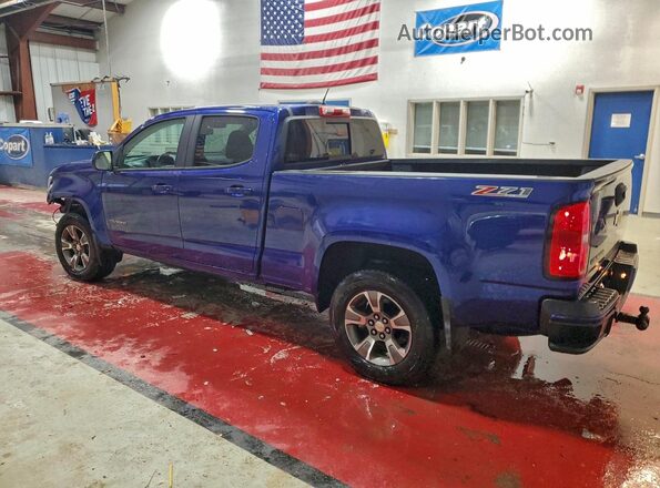1GCGTDE39G1308627 2016 CHEVROLET COLORADO Синий Задняя левая четверть