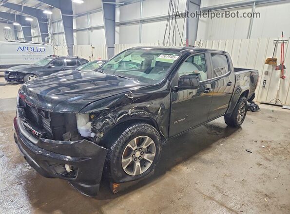 1GCGTDEN0H1277397 2017 CHEVROLET COLORADO Black Передня ліва чверть