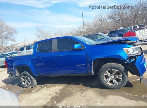 1GCGTDEN4J1217452 2018 CHEVROLET COLORADO Синий Вид задней части салона