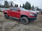 2018 Chevrolet Colorado Zr2 Burgundy vin: 1GCGTEEN4J1279083
