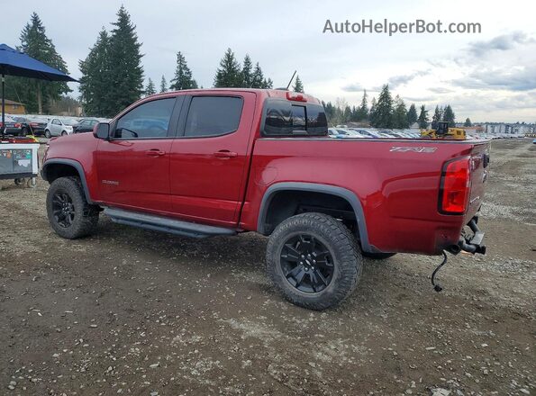 1GCGTEEN4J1279083 2018 CHEVROLET COLORADO Burgundy Задня ліва чверть