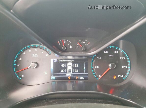 1GCGTEEN4J1279083 2018 CHEVROLET COLORADO Burgundy Вид щитка приладів