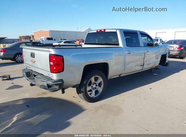 1GCPCREC4JF213996 2018 CHEVROLET SILVERADO Серебряный Задняя правая четверть