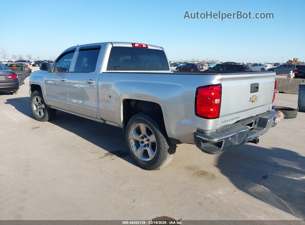 1GCPCREC4JF213996 2018 CHEVROLET SILVERADO Серебряный Задняя левая четверть