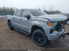 2024 Chevrolet Silverado 1500 4wd  Short Bed Custom Gray vin: 1GCPDBEKXRZ261105