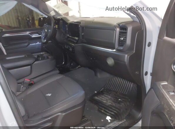 1GCPDKEK0RZ358992 2024 CHEVROLET SILVERADO Серый Вид салона спереди