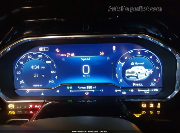 1GCPDKEK0RZ358992 2024 CHEVROLET SILVERADO Серый Вид задних сидений