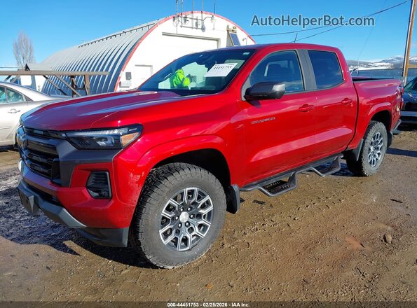 1GCPTCEK8R1317176 2024 CHEVROLET COLORADO Красный Передняя левая четверть
